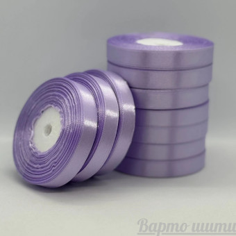 Лента атласная 1.2см (33м) сирень