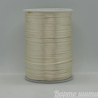 Корсетный шнур молочный