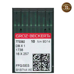 Голки DВх1 №90 GROZ-BECKERT з тонкою колбою, для промислових швейних машин.