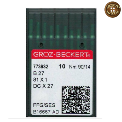 Голки DСх27 №90 (оверлок) GROZ-BECKERT , для промислових швейних машин