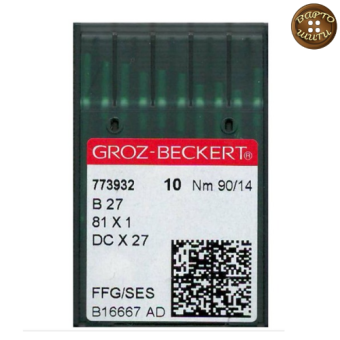 Голки DСх27 №90 (оверлок) GROZ-BECKERT , для промислових швейних машин