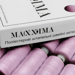 Нитки швейні поліестерові 40/2, 400 ярдів (365м) рожеві