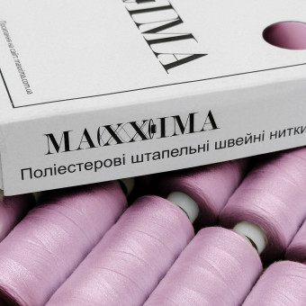 Нитки швейні поліестерові 40/2, 400 ярдів (365м) рожеві