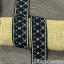 Лампас трикотажний  "М" 4см
