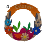 Пасхальні, великодні, декоративні віночки "Еaster" з фетру