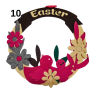 Пасхальні, великодні, декоративні віночки "Еaster" з фетру