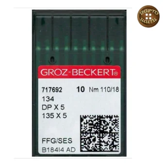 Иглы DPх5 №110 GROZ-BECKERT с толстой колбой , для промышленных швейных машин